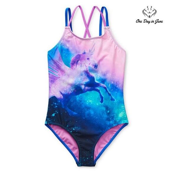 Arizona Jean Co. Unicorn One Piece Size M 10/12 - Picture 1 of 4